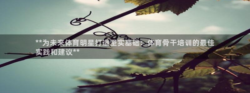 极悦平台集7O777：**为未来体育明星打造坚实基础