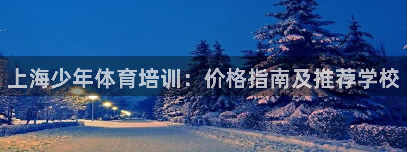 极悦平台官方网址是什么：上海少年体育培训：价格指南及