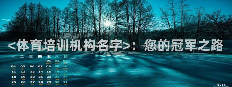 极悦平台安全吗：<体育培训机构名字>：您的冠军之路