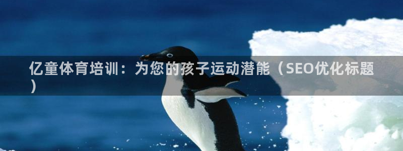极悦平台注册资金多少钱：亿童体育培训：为您的孩子运动