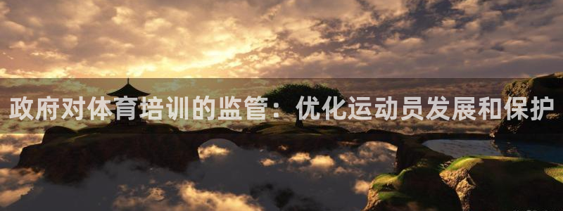 极悦平台官方网站登录网址：政府对体育培训的监管：优化