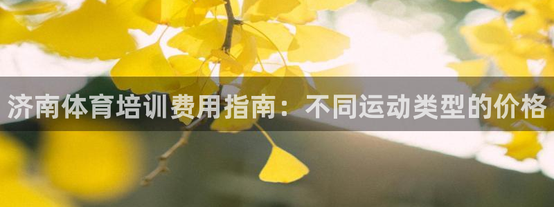极悦平台官网登录入口网址是什么：济南体育培训费用指南